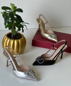Valentino Garavani Rockstud Ankle Strap Pump (Women)