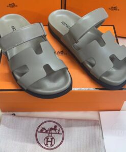 Hermes Leather Electric Sandals