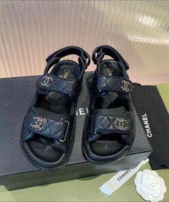Chanel Sandals Black