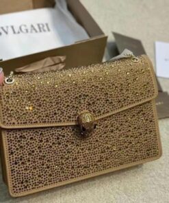 Bvlgari Black Chain Crossbody Lady Purses Tote