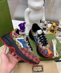 Gucci Men Rhyton Multicolor Sneaker Shoes