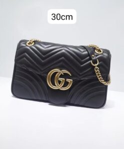 Gucci Soho Small Leather Disco Bag Black
