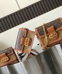 Louis Vuitton Dauphine Chain Wallet For Women