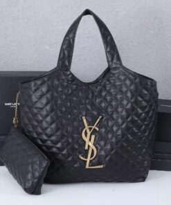 Saint Laurent Kate Crocodile Looks Leather Bag