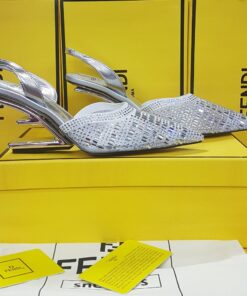 Colibrì Lite FF mesh medium-heeled slingbacks
