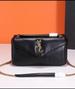 YSL Chain Wallet Bag Black With Silver Hardware