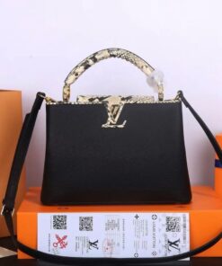 Louis Vuitton Taurillon Leather Capucines PM Bag