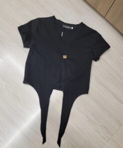 Women's Casual Ruffle Short Sleeve Tops Cute Solid