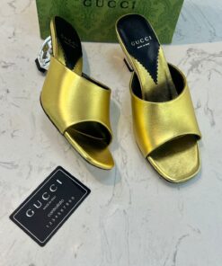 Gucci Slipper Big Double G Classics Rubber Slides