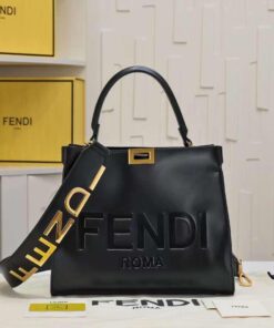 Classic Fendi Baguette Canvas Bag.