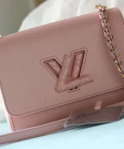 Pink Quilted Caviar Bag