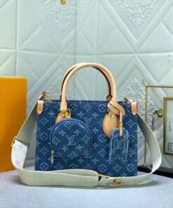 Louis Vuitton Escale Neverfull Tie Dye Rouge Blue Tote Bag