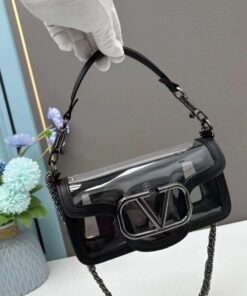 Locò shoulder bag in pleated nappa leather