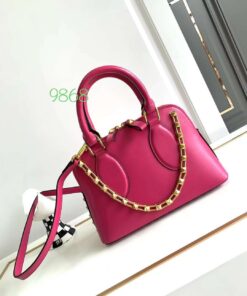 VALENTINO GARAVANI LOCÒ MICRO BAG WITH CHAIN AND JEWEL LOGO