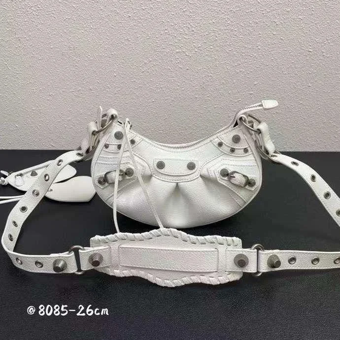 balenciaga small shoulder Bags Women's Le Cagole Shoulder Bag Small in White