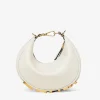 White Fendi Fendigraphy hobo bag for everyday stylish use