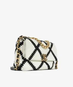 Side profile of Chanel 19 small