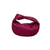 bottega veneta jodie bag in a hot pink crystal embalished finish