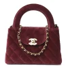 Elegant Chanel handbag with quilted design and structured shape