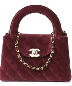Elegant Chanel handbag with quilted design and structured shape