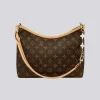 Louis Vuitton shoulder bag in classic brown Monogram canvas with gold-tone hardware