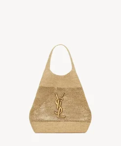 Alternative view of ICARE Hand-Embroidered Natural Raffia Maxi Shopping Bag
