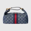 Front view of Gucci Vanity medium bag featuring Double G detail