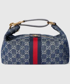 Front view of Gucci Vanity medium bag featuring Double G detail