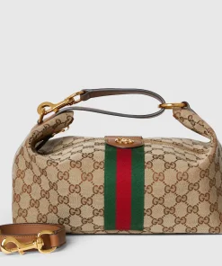 Gucci Vanity Medium Structured Bag with Shoulder and Crossbody Strap