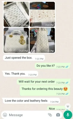 User feedback with positive rating