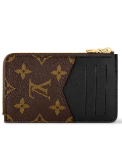 Back view of card holder with three card slots and flat pocket