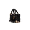 Black Dior mini handbag with strass cannage crystal detailing