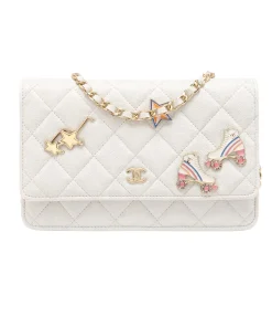 Compact Chanel WOC wallet showcasing luxury craftsmanship and functional design