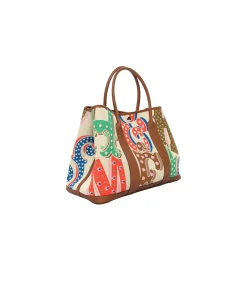 Hermès Garden Party 36 Luxury Tote Bag Side Angle Graffiti Style Design