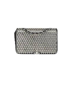 Alternative view of Chanel Black Embellished Velvet Flap Bag – Small Crossbody Luxury Handbag