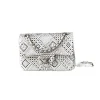 Chanel medium classic flap bag in tweed with Swarovski crystal details styled crossbody