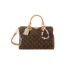 Green Louis Vuitton Speedy Soft 30 Lucky handbag with gold hardware