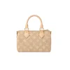 Brown Meowgram canvas Speedy 20 bag with leather handles and gold zipper