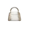 Beige Himalaya crocodile leather luxury mini handbag