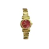 Gold bracelet luxury ladies watch with polished stainless steel finish