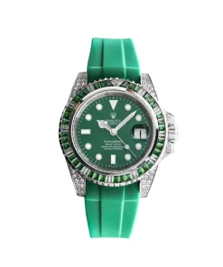 Alternative view of Rolex Submariner Luxury Watch – Stainless Steel Case & Rubber Strap (40mm)
