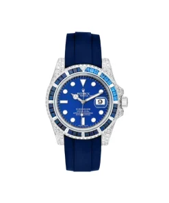 Rolex Submariner Luxury Watch – Stainless Steel Case & Rubber Strap (40mm)