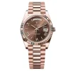 Everose gold Rolex Day-Date 40 with chocolate dial