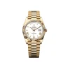 White Rolex Day-Date 40 in white gold with white dial