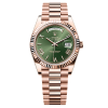 Rolex Day-Date 40 olive green dial with fluted bezel