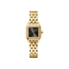 emium rose gold Cartier Panthère luxury watch with deep grey dial for women