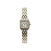Premium silver Cartier Panthère luxury watch with white dial for women