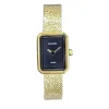 Black and gold Chanel Première women’s watch with chain bracelet