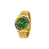 Men’s luxury analog wrist watch with diamond-style markers and stainless steel bracelet