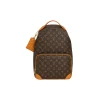 Brown Louis Vuitton Discovery Backpack PM featuring Monogram Eclipse canvas and multiple storage compartments